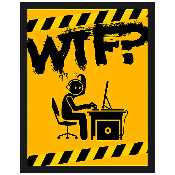 QUADRO DE METAL M - WTF?
