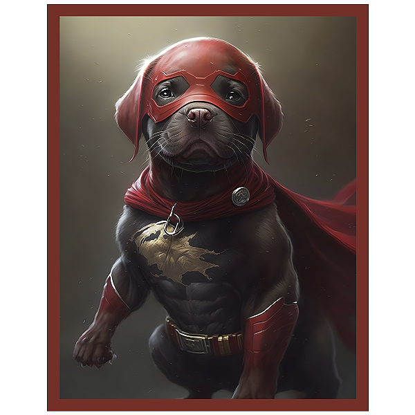 QUADRO DE METAL G - SUPER PET DOG 02