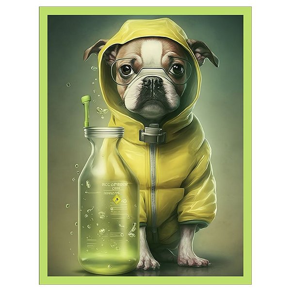 QUADRO DE METAL G - SUPER PET DOG TOXIC
