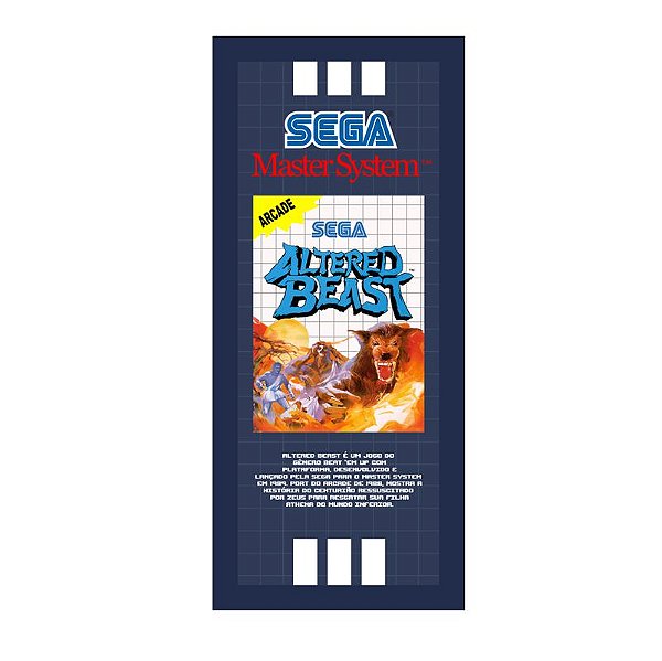 QUADRO DE METAL P - ALTERED BEAST