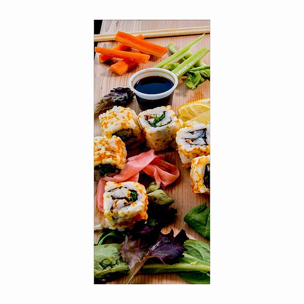 QUADRO DE METAL P - COMIDA JAPONESA