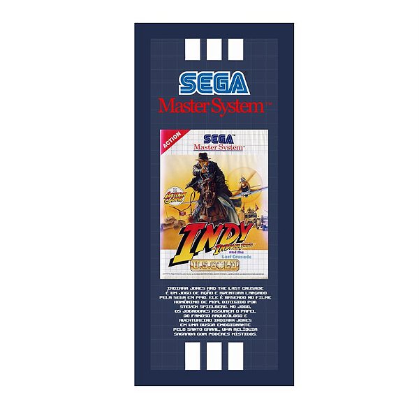 QUADRO DE METAL P - INDY INDIANA JONES
