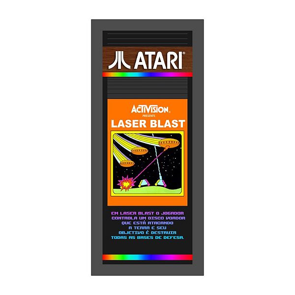 QUADRO DE METAL P - LASER BLAST