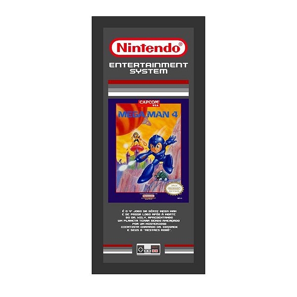QUADRO DE METAL P - MEGA MAN 4
