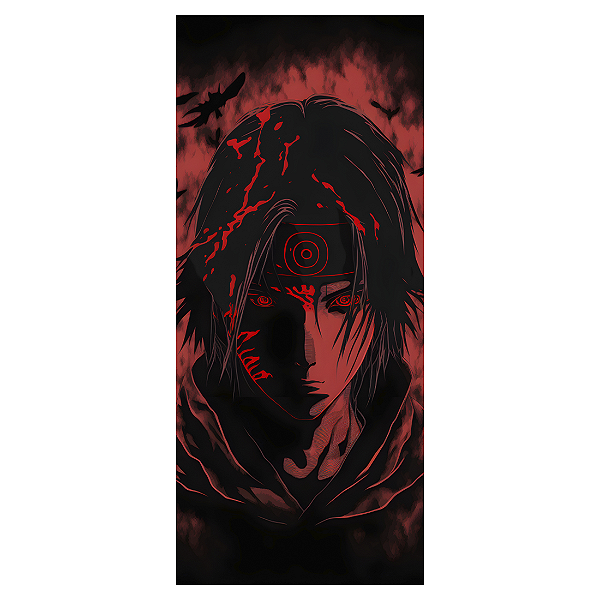 QUADRO DE METAL P - NINJA OBSCURO CONCENTRADO PODER
