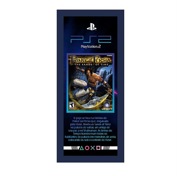 QUADRO DE METAL P - PRINCE OF PERSIA