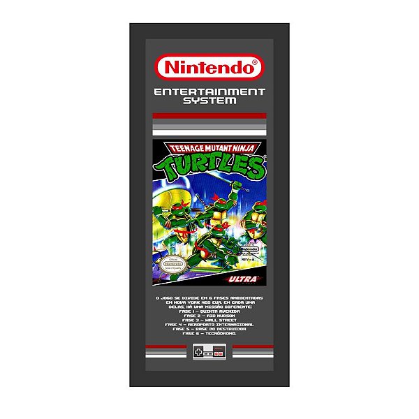 QUADRO DE METAL P - TEENAGE MUTANT NINJA TURTLES