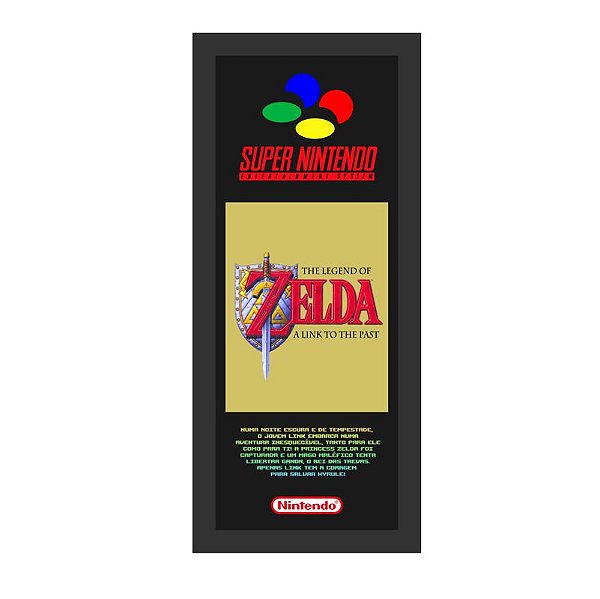QUADRO DE METAL P - THE LEGEND OF ZELDA