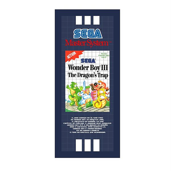 QUADRO DE METAL P - WONDER BOY III
