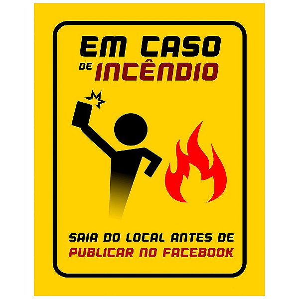 QUADRO DE METAL M - EM CASO DE INCÊNDIO