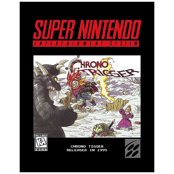 QUADRO DE METAL M - CHRONO TRIGGER