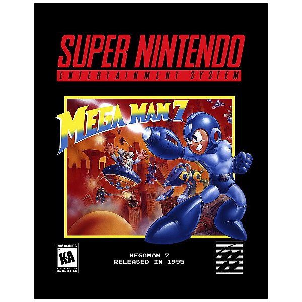 QUADRO DE METAL M - MEGA MAN 7