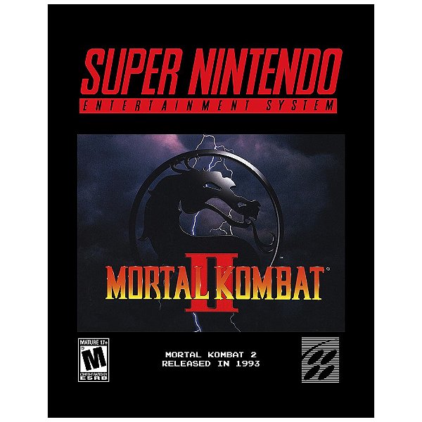QUADRO DE METAL M - MORTAL KOMBAT II