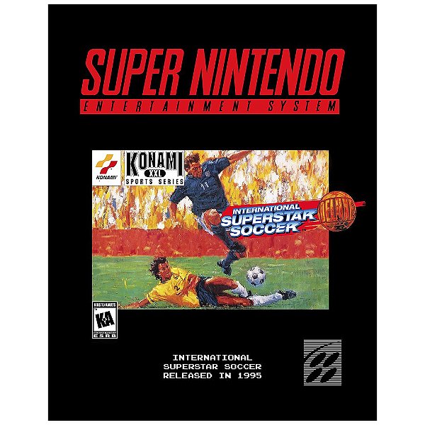 QUADRO DE METAL G - INTERNATIONAL SUPERSTAR SOCCER