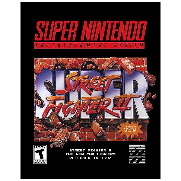 QUADRO DE METAL G - SUPER STREET FIGHTER II