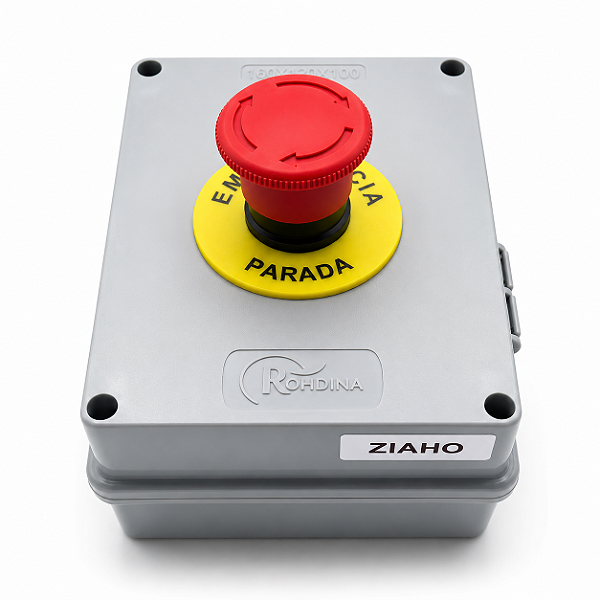 Quadro de Proteção para Wallbox com Botão de Emergência e Contator 40A | ZIAHO