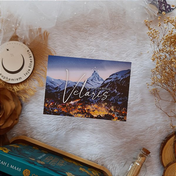 Cartão-postal Velaris (Coleção Corte de Espinhos e Rosas — ACOTAR)