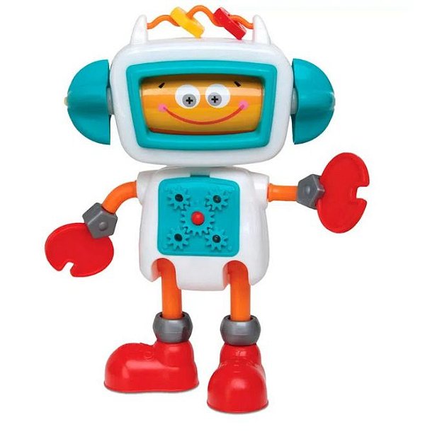 Roby Robo de Atividades Fala e Muda as Expressões - Elka