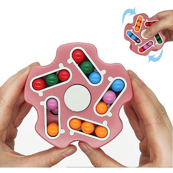 Spinner Puzzle Cubo Mágico Fidget Anti Estress e Educativo