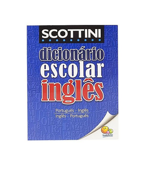 Mini Dicionário Inglês Português Scottini Jolulu 2485