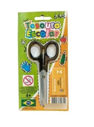 Kit Material Escolar C/lápis Tesoura Apontador Borracha Cola