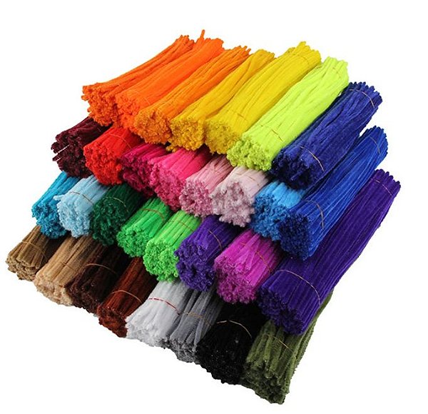 20 Haste Chenille / Limpador de Cachimbo 30cm /  Escolha a cor (Diversas)