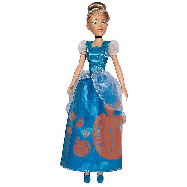 Boneca Disney Infantil Mini Princesa Cinderela Original Baby