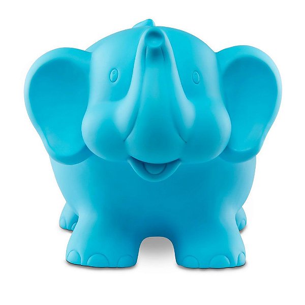 Elefantinho De Vinil Modelo Cofre Kids Pet Roma Brinquedos
