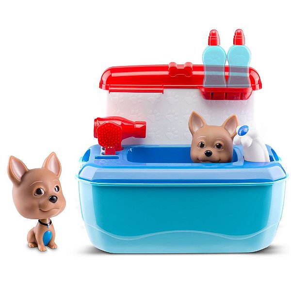 Brinquedo Pet Shop E Veterinário E Lavatório Portátil Roma
