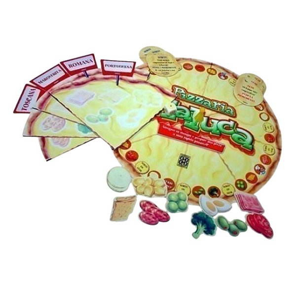 Jogo De Tabuleiro Clássico Pizzaria Maluca Coleção Grow
