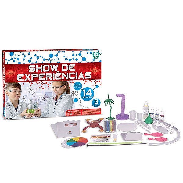 Jogo De Ciências - Show De Experiências - C/ Kit - Nig