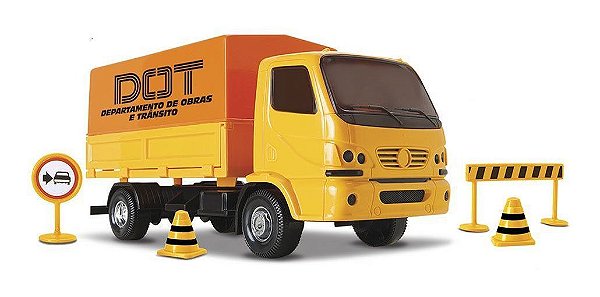 Carreta Urban Trânsito Com Placas de Sinalização Roma Kids