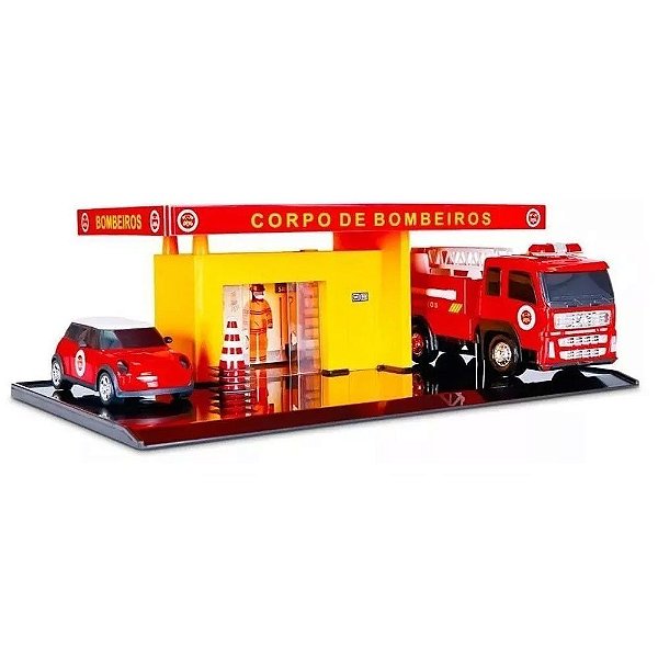 Brinquedo Infantil Poliposto Corpo De Bombeiro Poliplac