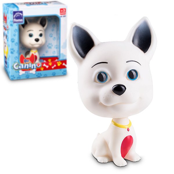 Brinquedo InfantilCachorro Em Vinil 12cm Doutor Dr. Canino