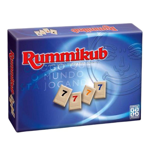 Clássico Jogo De Tabuleiro Rummikub Para Toda Família Grow