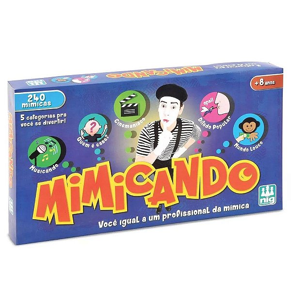 Jogo De Tabuleiro Mimica Mimicando Da Nig Brinquedos 1130
