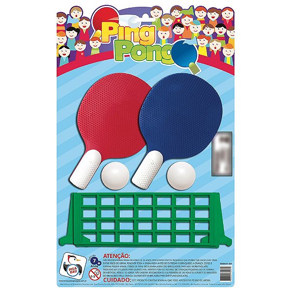 Conjunto Raquetes De Brinquedo Com Acessórios Pica Pau
