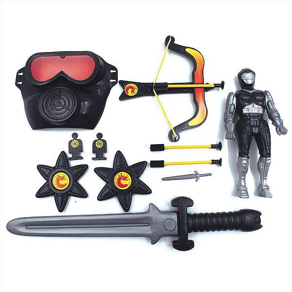 Acessório Infantil Guerreiro Ninja De Brinquedo Pica Pau