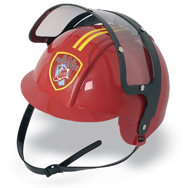 Acessório De Brinquedo Capacete Bombeiro Infantil Pica Pau
