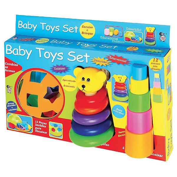 Brinquedo Encaixar Interativo Pedagógico Colorido Pica Pau