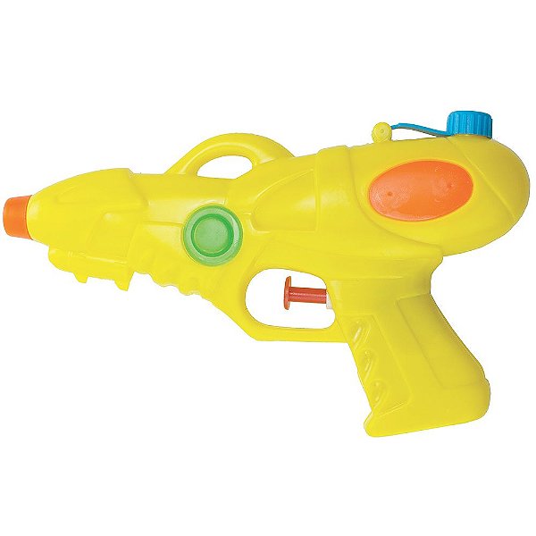Arminha Lança Água Amarela Verão Water Gun Pica Pau