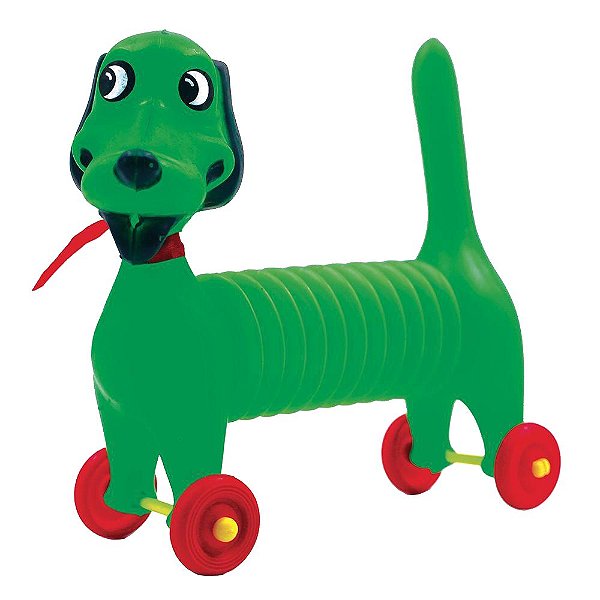 Miniatura Infantil Cachorro Sapeca Corpo Sanfonado Com Som