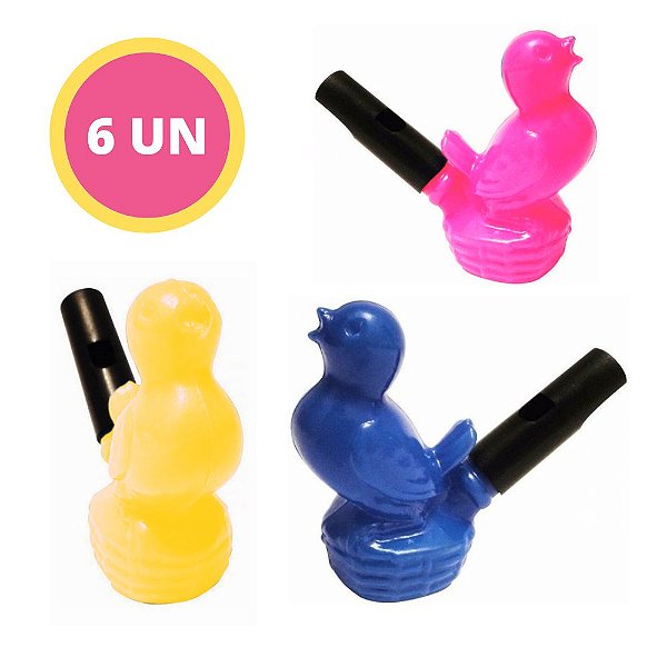 Brinquedo Infantil Apito Canário D'água - Oficial Pica Pau