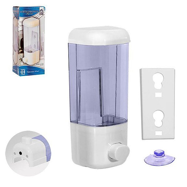Acessório De Parede Para Sabonete Liquido Dispenser 600ml