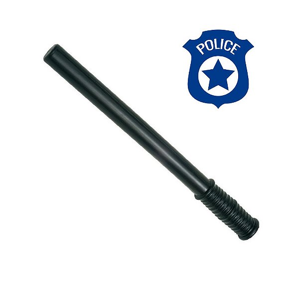 Bastão Policial Militar Cassetete Grande Brinquedos Plástico