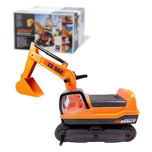 Brinquedo Trator Retroescavadeira Gigante Giant Menino Mini