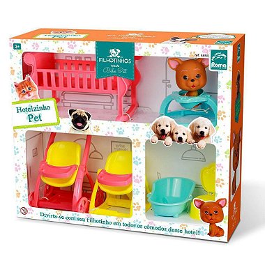 Filhotinho Coleção Hotelzinho Pet Brinquedo Casinha Menina