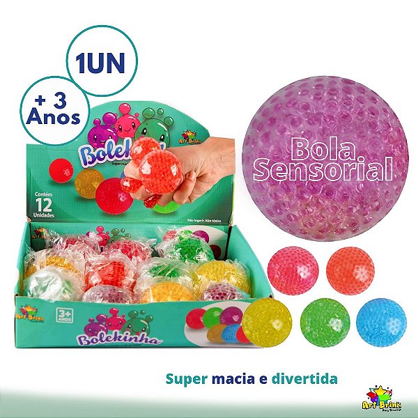 Brinquedo Relaxante Bolinha Bolekinha Gel Macia Terapêutica
