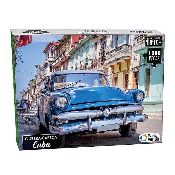 Quebra Cabeça Adulto 1000 Peça Paisagem Cuba Puzzle Infantil