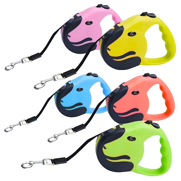 Guia Para Pets 3 Metros Coleira Para Cachorro Pequeno Porte